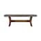 Armen Living Picadilly Rectangle Dining Table in Acacia Wood and Concrete LCPJDICC - alternate 1
